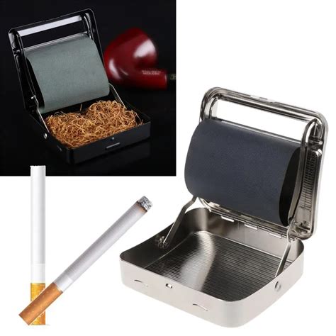 metal box cigarette roller|fully automatic cigarette rolling machine.